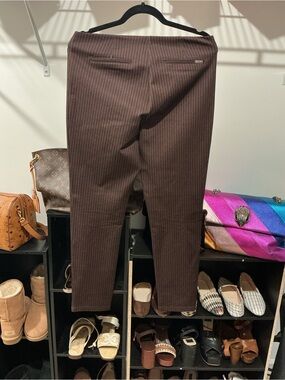 Calvin Klein Brown Pinstripe Men’s Chinos